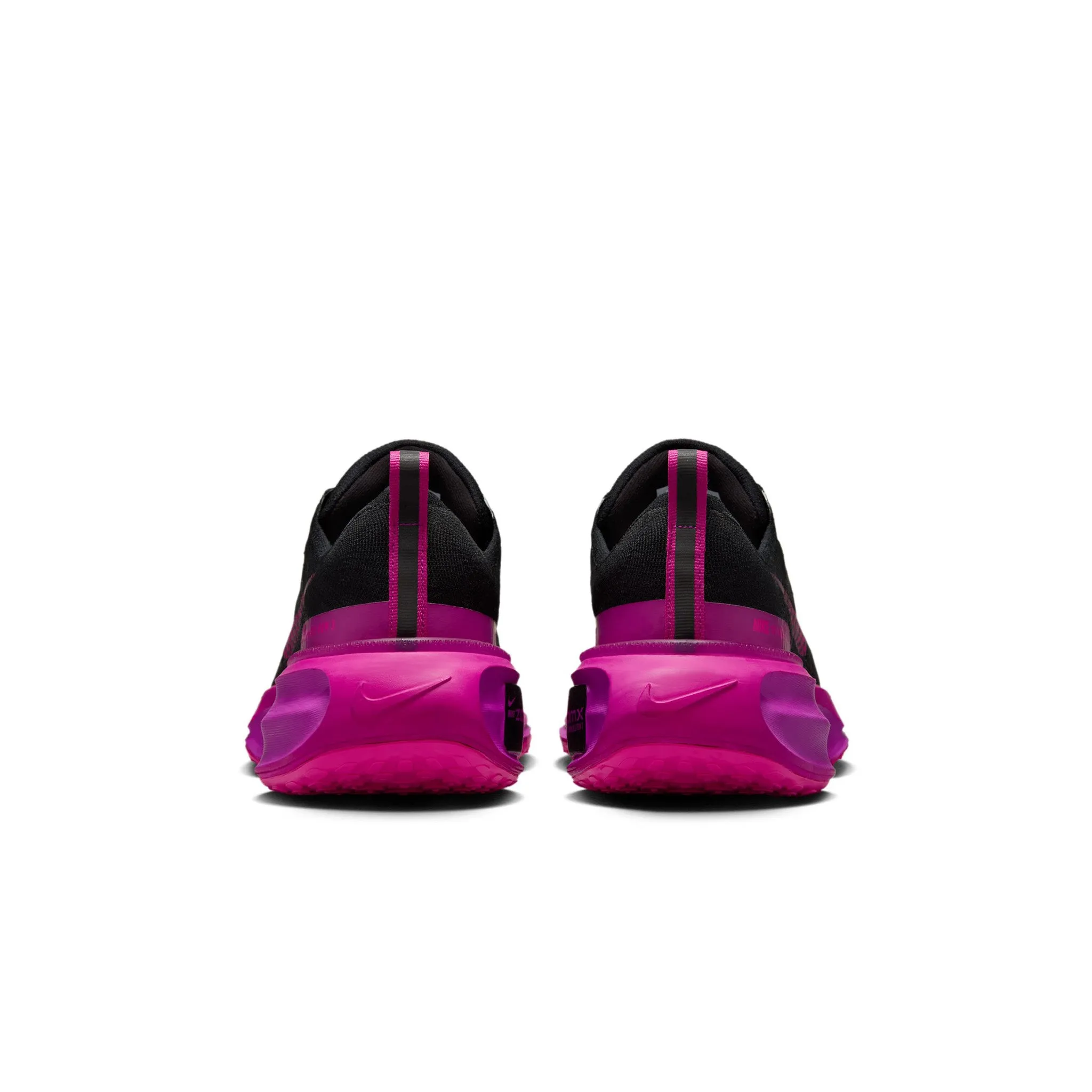 Nike | Men's Invincible 3 Road Running Shoes - Black/Laser Fuchsia-Vivid Grape