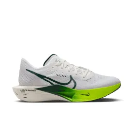 Nike | Men's Vaporfly 3 Road Racing Shoes - White/Pro Green-Volt-Sail