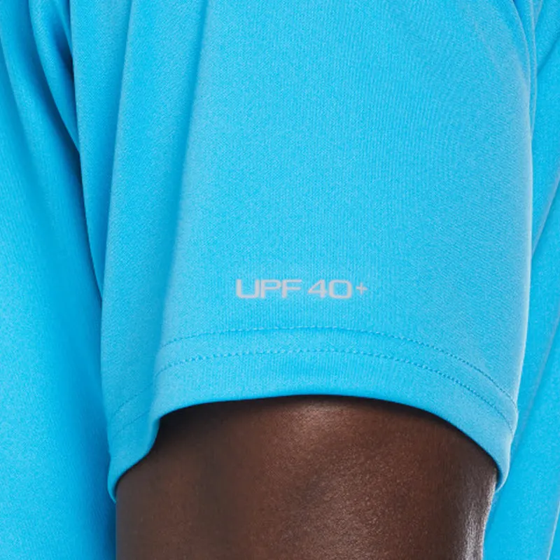 Nike - Sketch Short Sleeve Hydroguard (Blue Lightning)