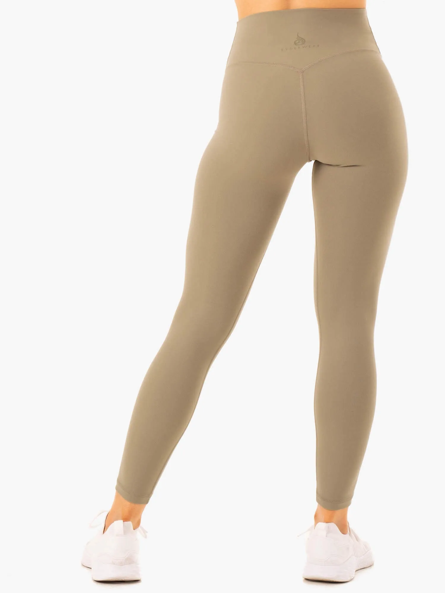 NKD Refine High Waisted Leggings - Khaki