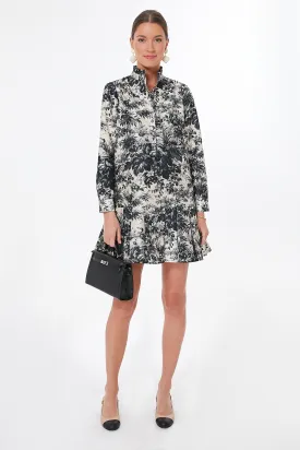 Noir Cypress Toile Tate Dress