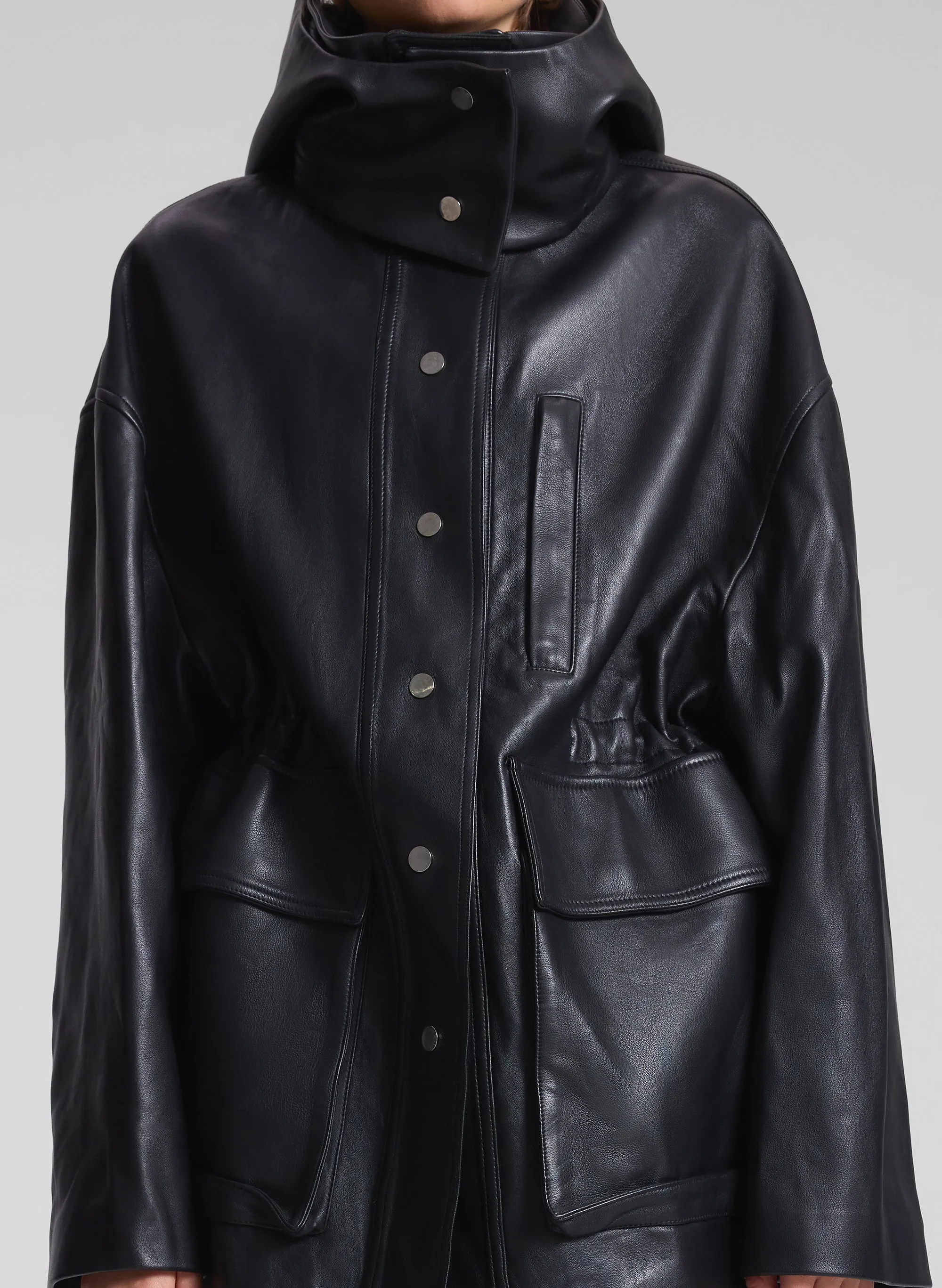 Nolan Leather Coat