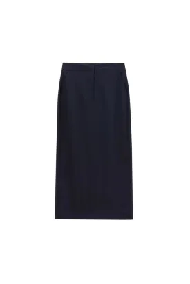 'Nora' Straight Midi Skirt