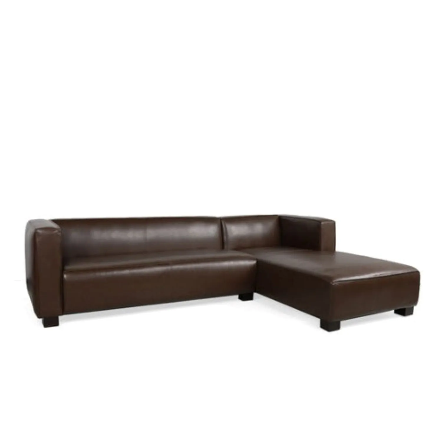 Nordic L Shape 5 Seater Leatherette Sofa For Living Room