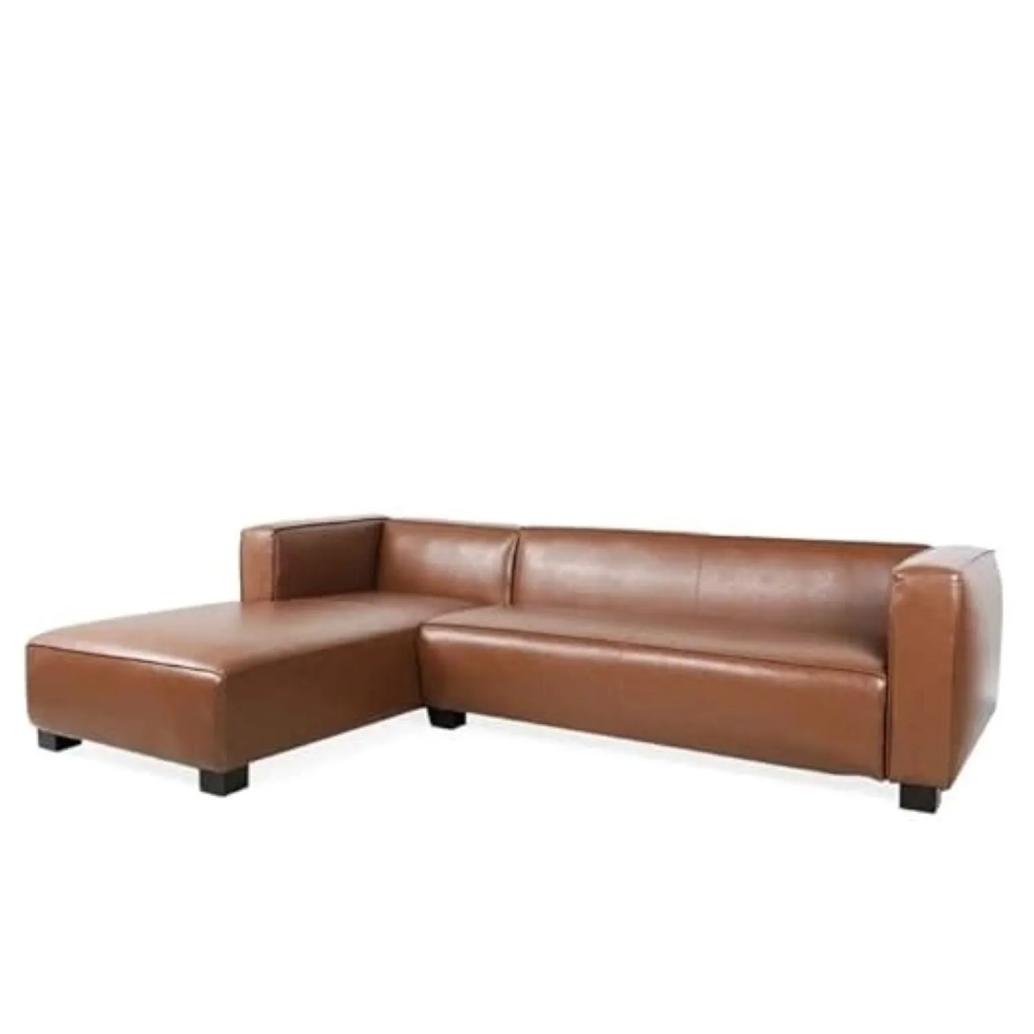 Nordic L Shape 5 Seater Leatherette Sofa For Living Room