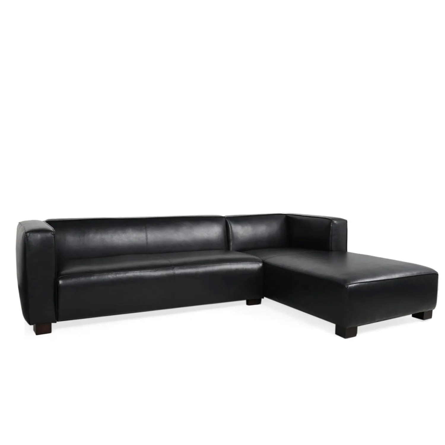 Nordic L Shape 5 Seater Leatherette Sofa For Living Room