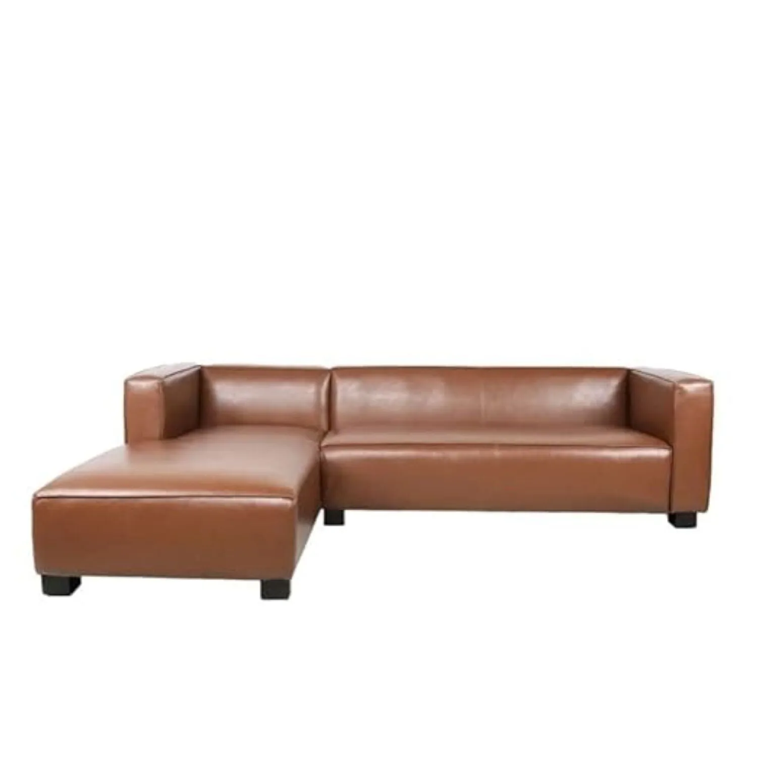 Nordic L Shape 5 Seater Leatherette Sofa For Living Room