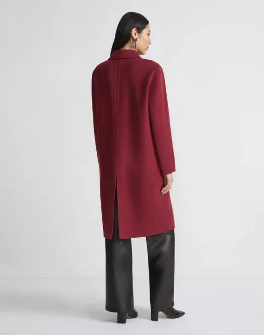 Notch Collar Two Button Coat