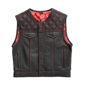 Nova - Men's Leather Lowside Vest - Limited Edition