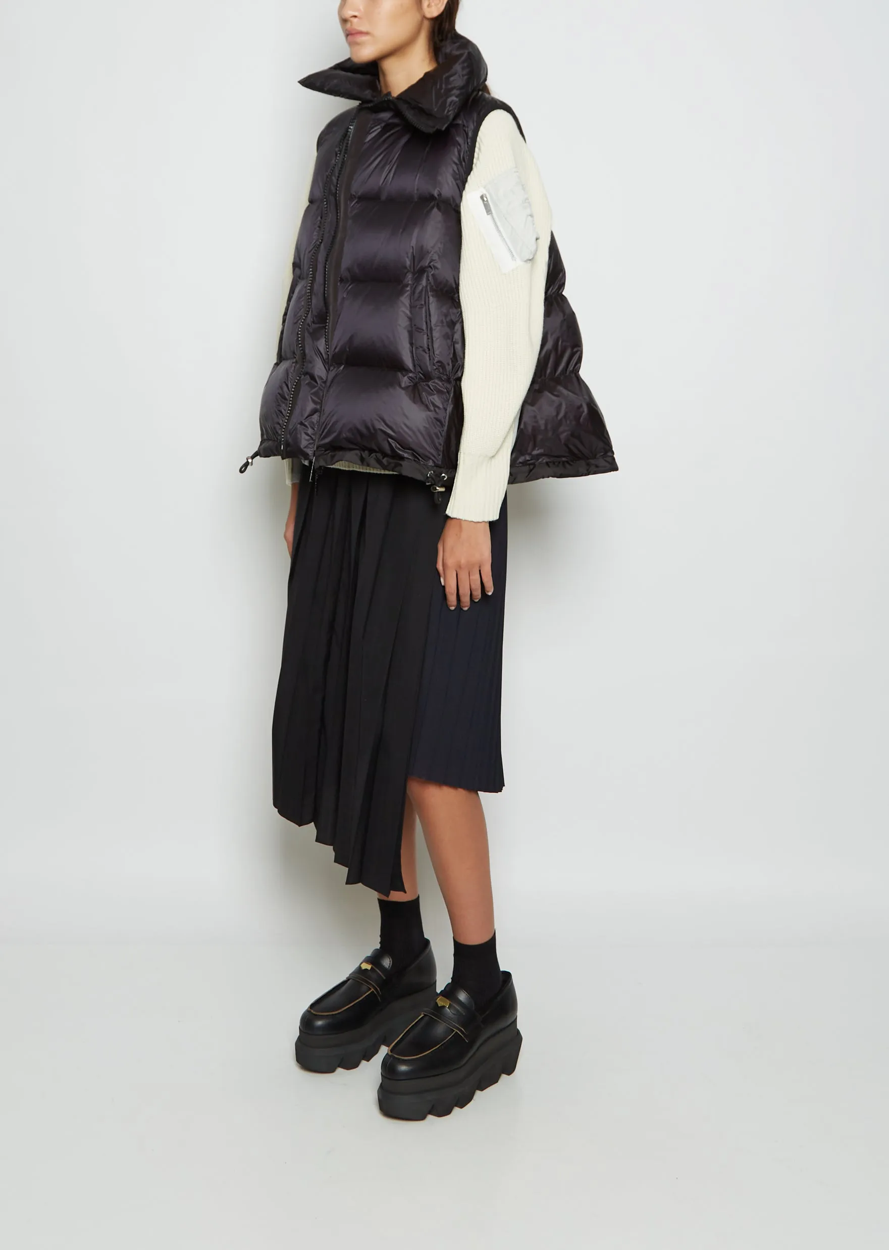 Nylon Puffer Vest