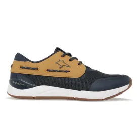 Oceania Westward Boat Shoes - Navy/Tan/Navy