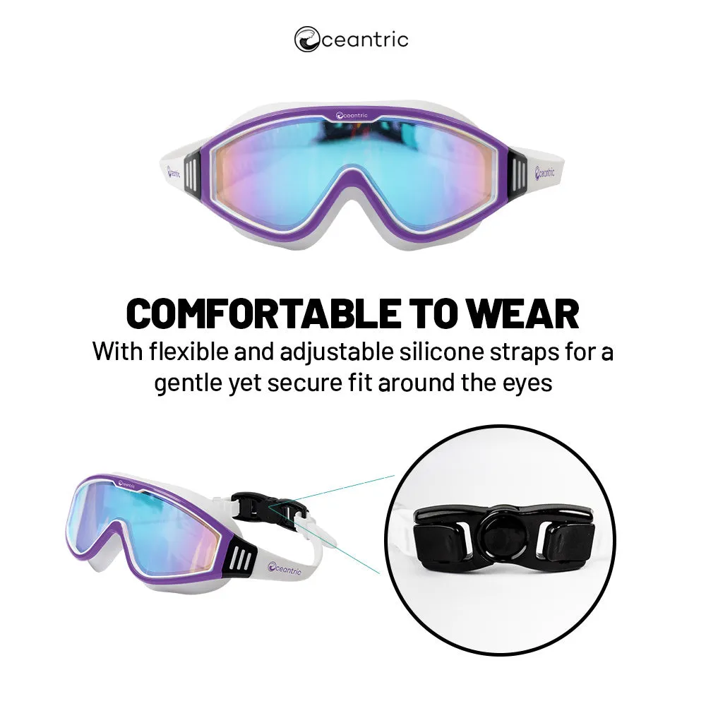 Oceantric Poseidon Mirror Swimming Goggles - Adults