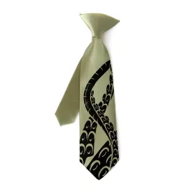 Octopus Tentacles kids tie. "Little Sucker" boys necktie.