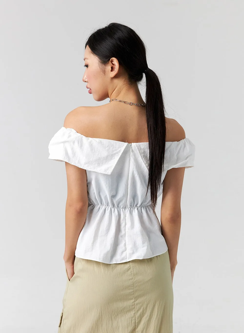 Off-Shoulder Blouse CG303