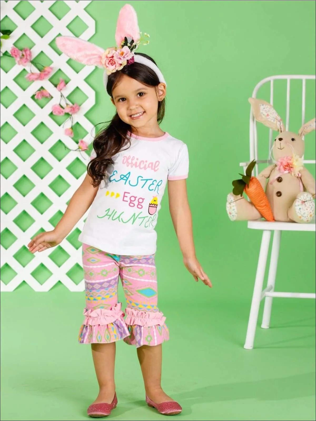 Official Easter Egg Hunter Ruffle Legging Set