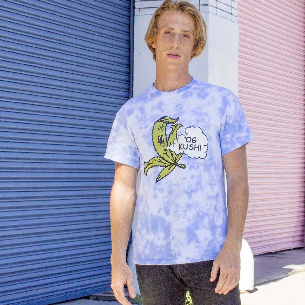 OG Kush cloud dye graphic tee