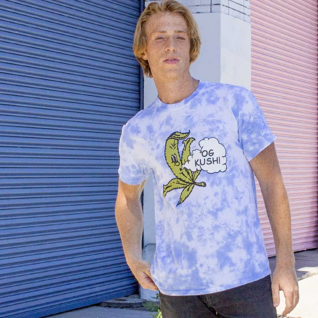 OG Kush cloud dye graphic tee