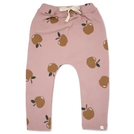 oh baby! Brooklyn Jogger Pants - Rust Apples Print - Blush