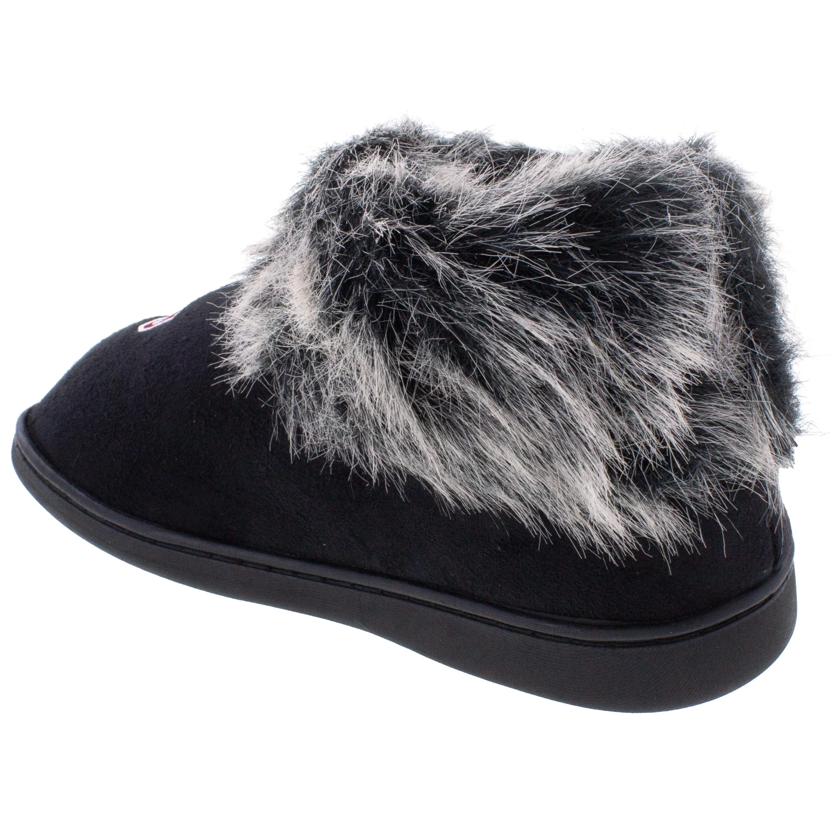 Oklahoma Sooners Faux Sheepskin Furry Top Slipper