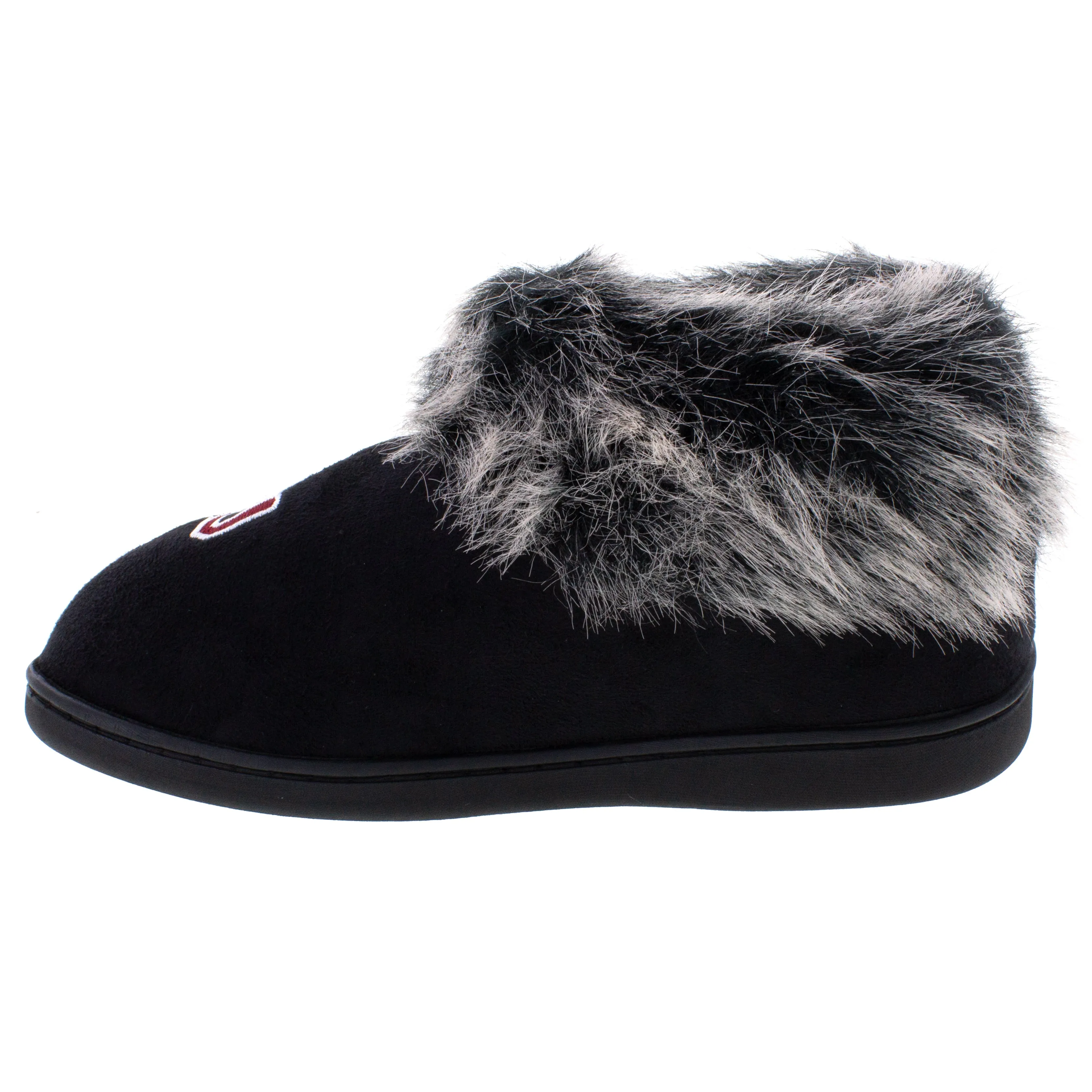 Oklahoma Sooners Faux Sheepskin Furry Top Slipper