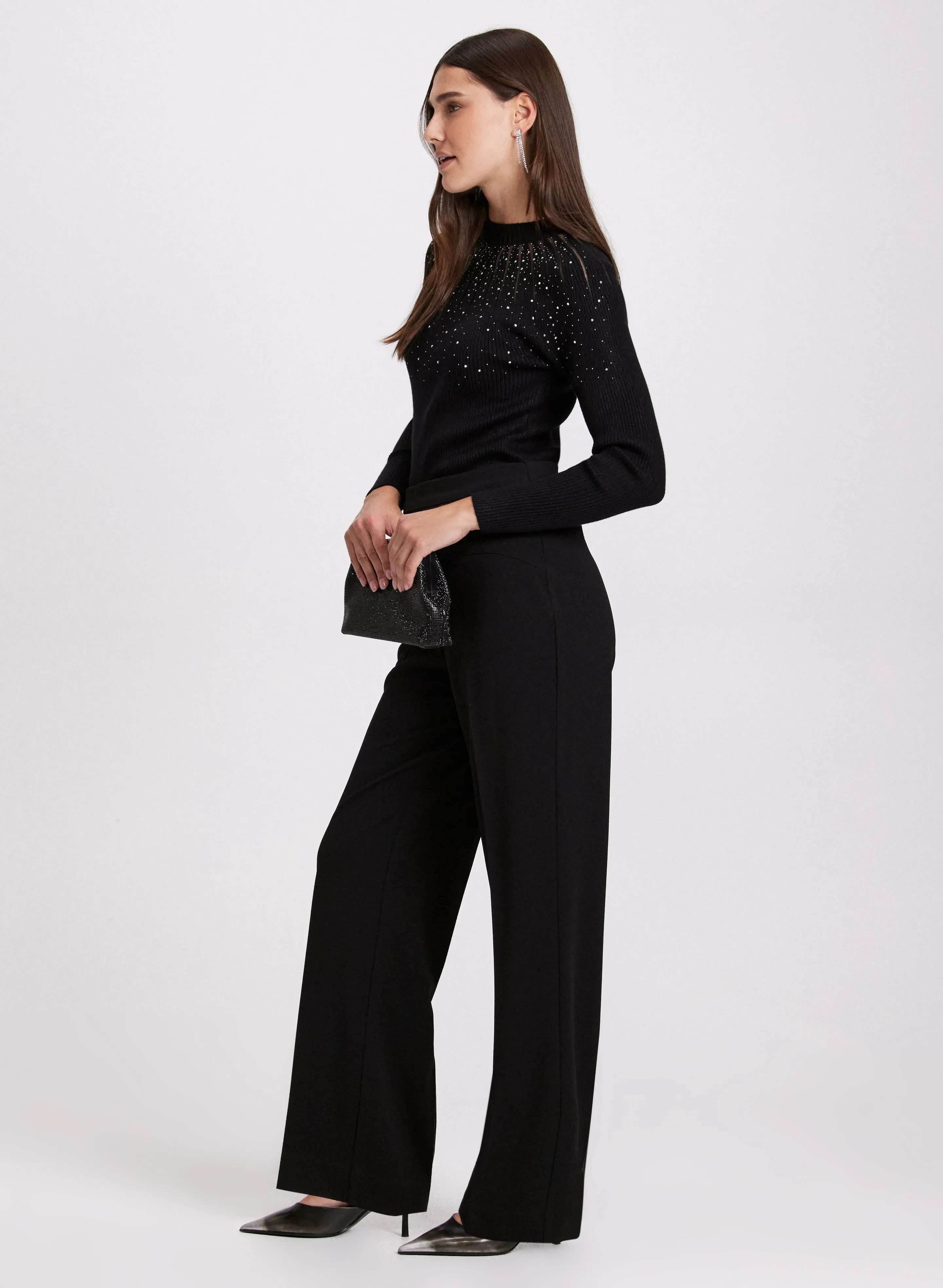 Olivia Knit Wide-Leg Pants