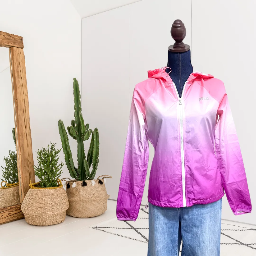 Ombré Windbreaker Jacket