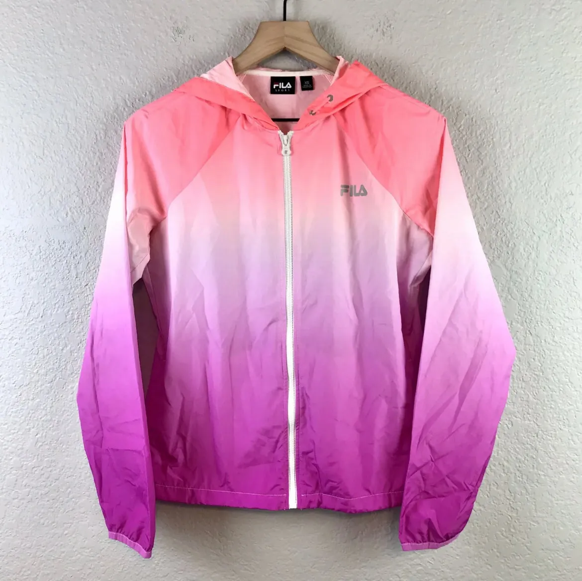 Ombré Windbreaker Jacket