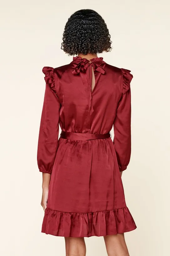 One and Only Mini Dress - Burgundy