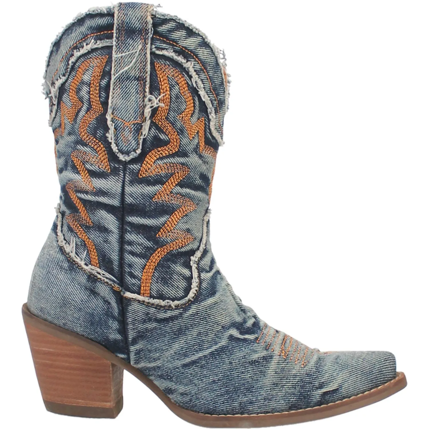 Online Exclusive | Dingo | Y'all Need Dolly Cowboy Bootie in Denim Blue  **PREORDER