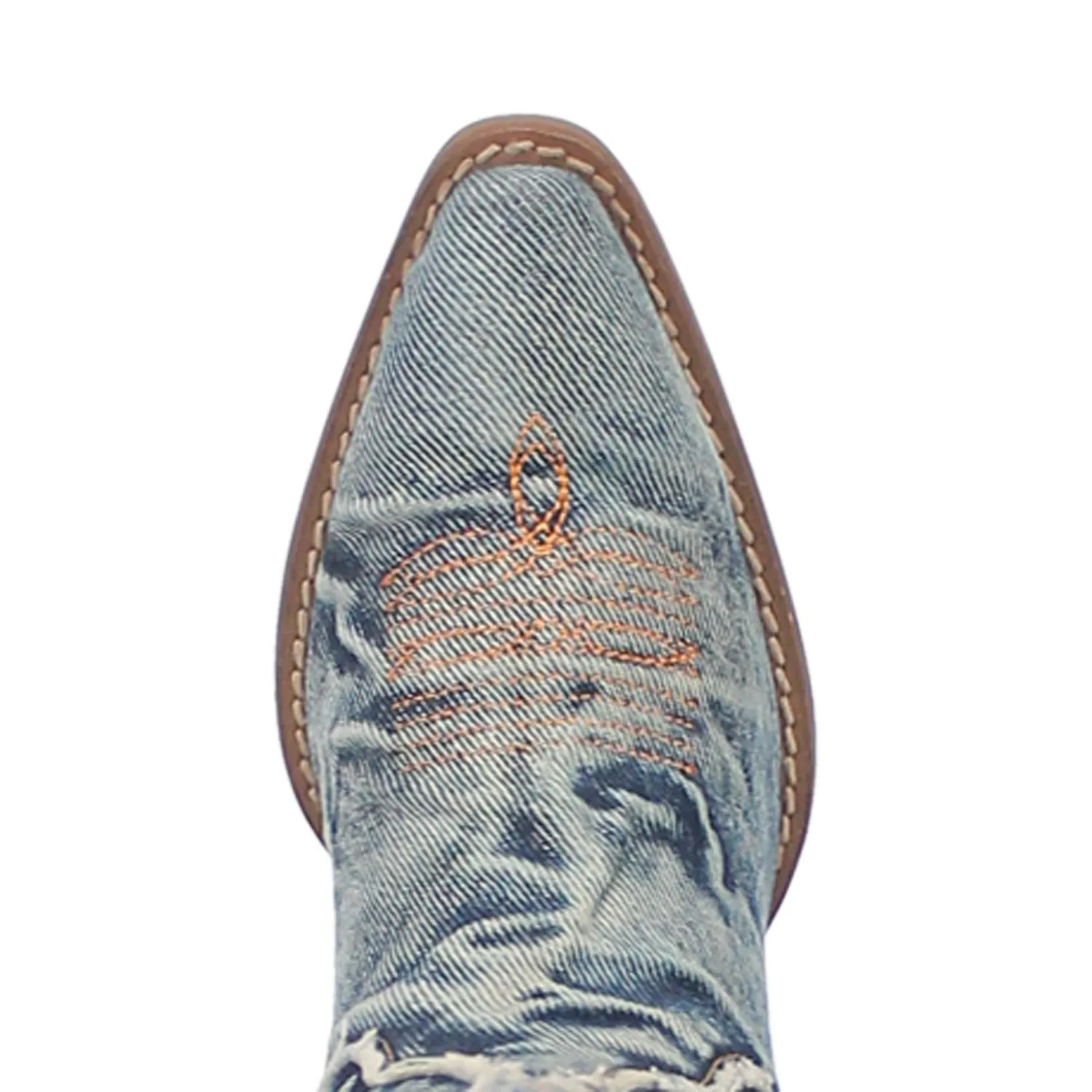 Online Exclusive | Dingo | Y'all Need Dolly Cowboy Bootie in Denim Blue  **PREORDER