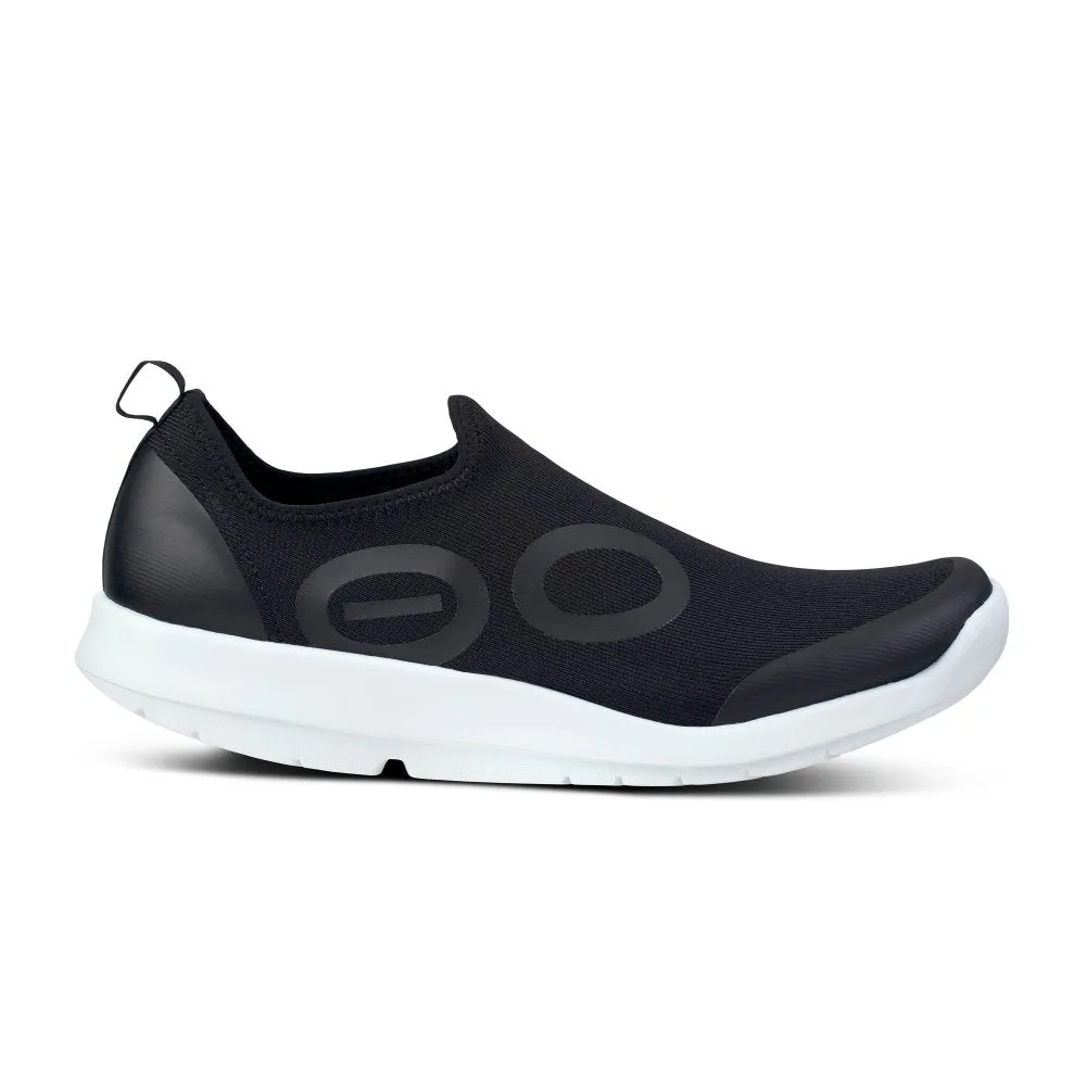 Oofos Men's OOmg Sport Low - White & Black