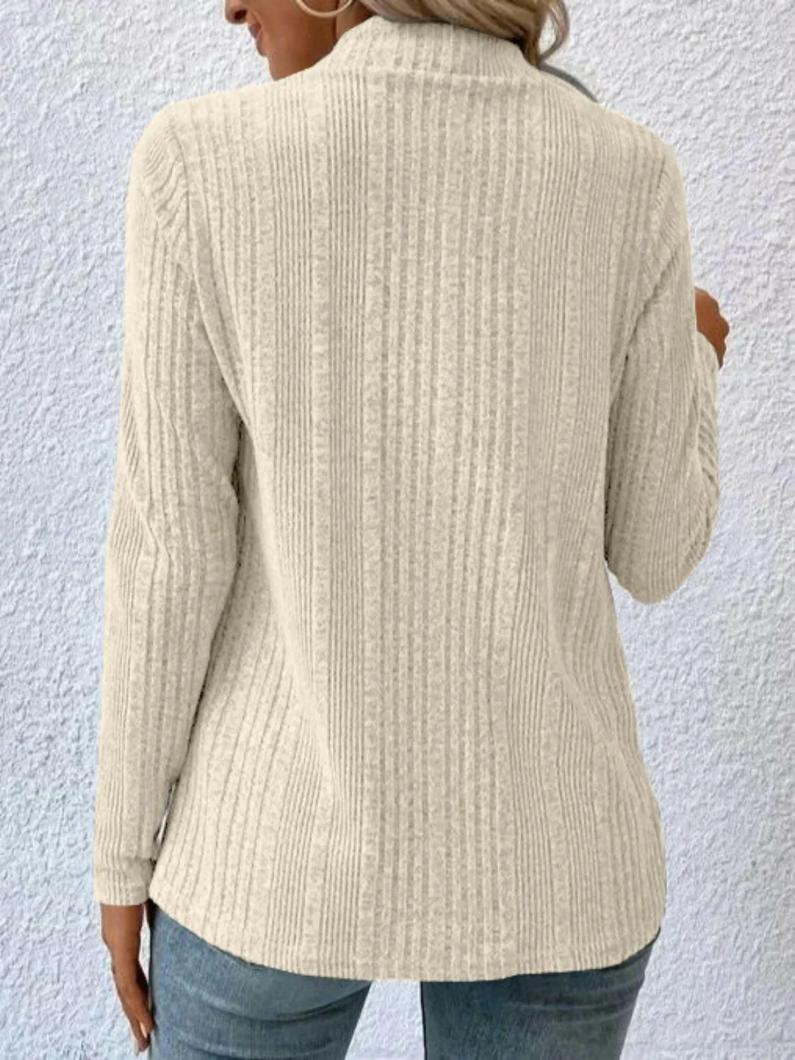 Open Front Long Sleeve Cardigan Sweater