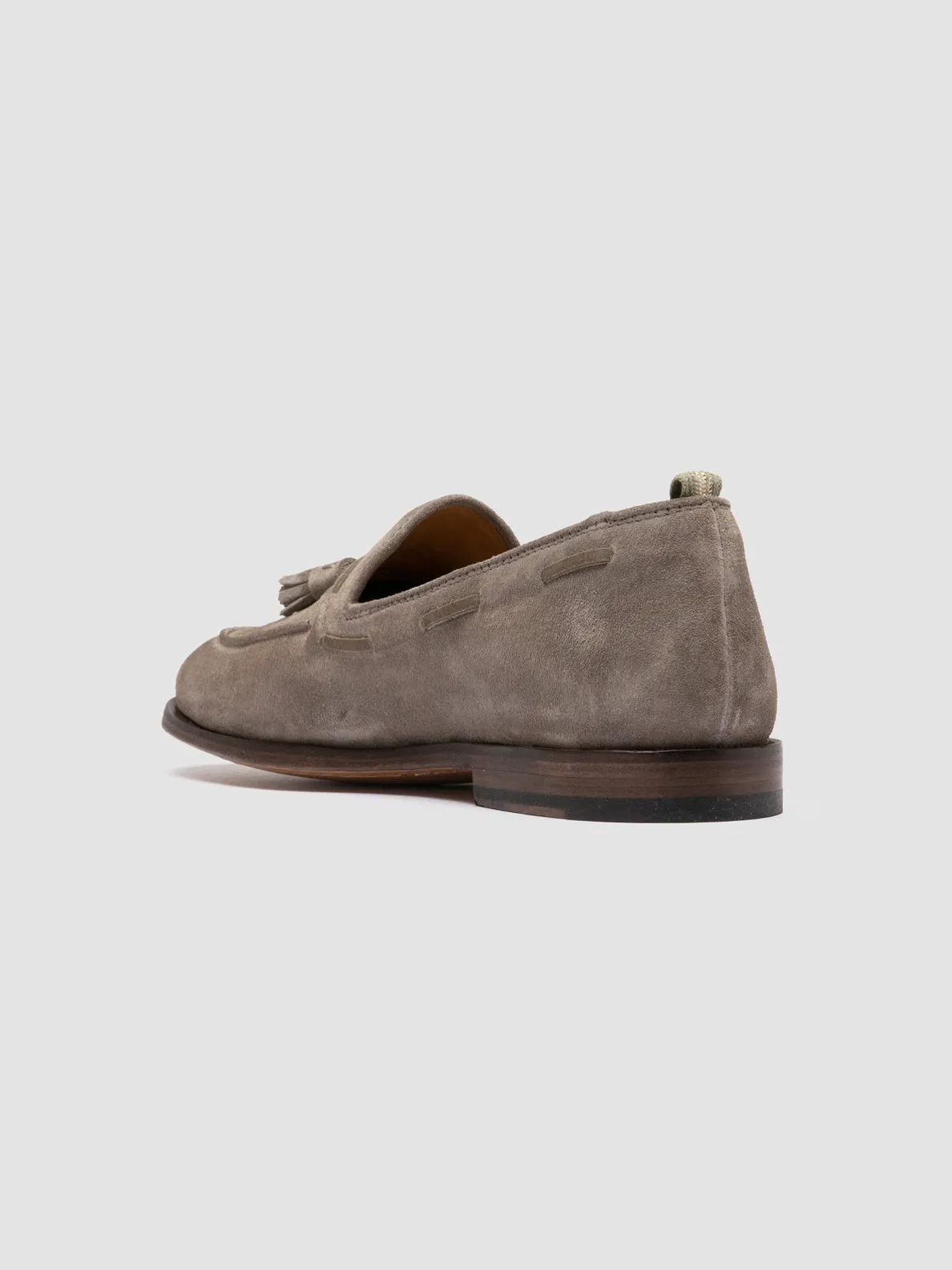 OPERA 002 - Taupe Suede Tassel Loafers