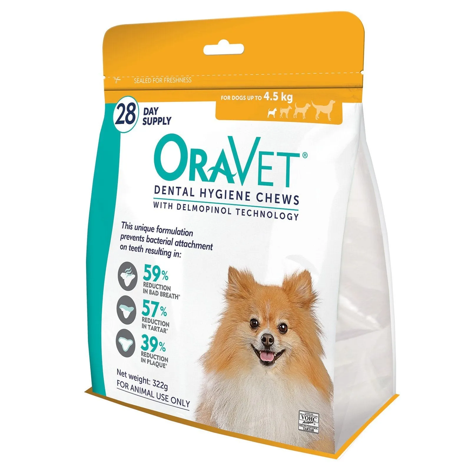 OraVet Dental Hygiene Chews for Very Small Dogs 28 Pack