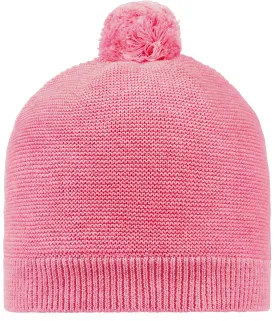 Organic Beanie Love Fuschia