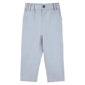 Oscar Linen Suit Pants Ice Blue