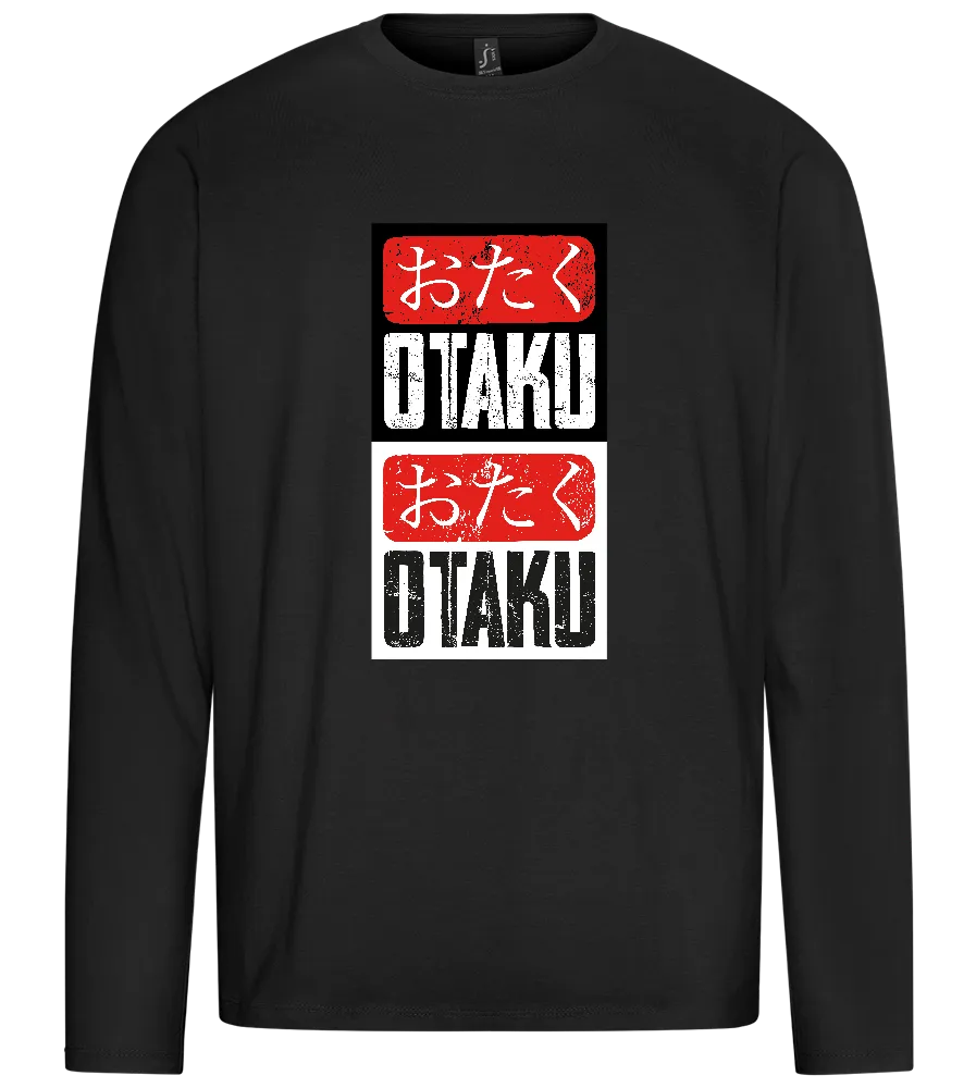 Otaku Otaku Grungy Design - Premium men's long sleeve t-shirt