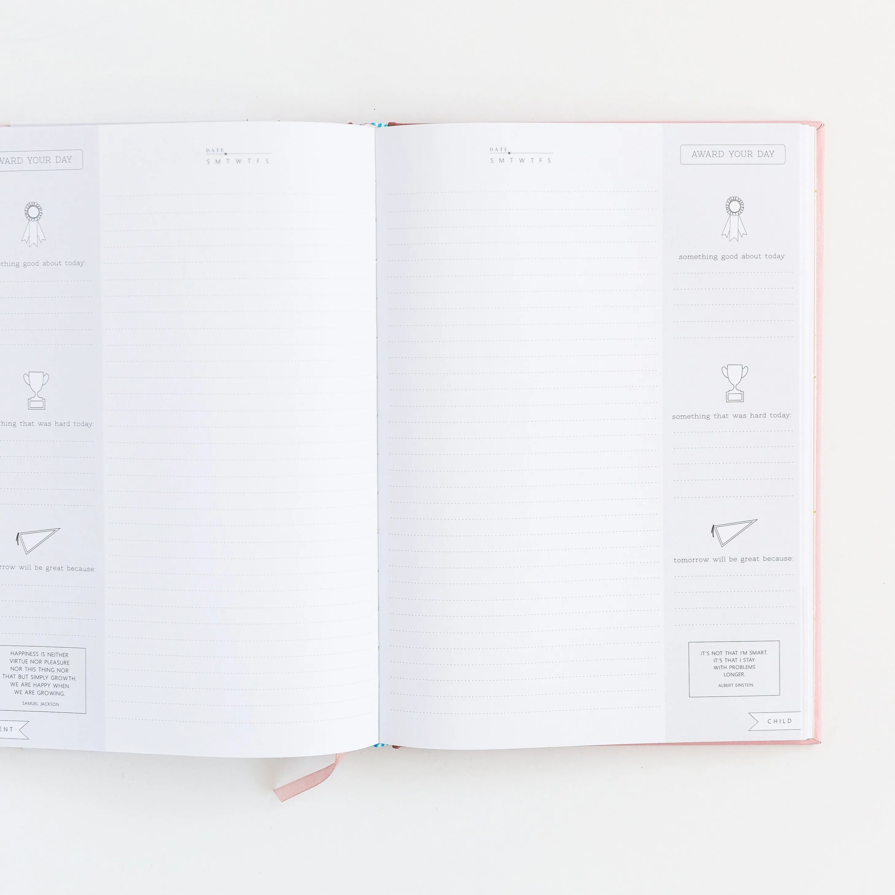 Our Parent   Child Connection Journal: Spark Creativity, Start Conversations (Blush Pink) by Promptly Journals