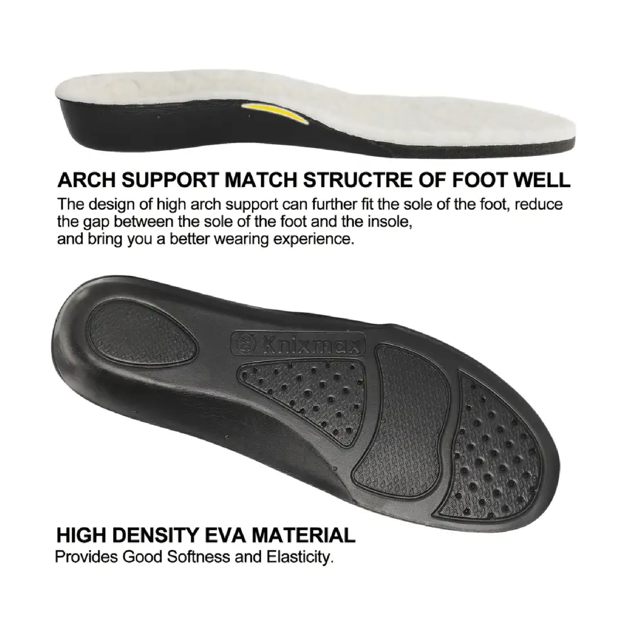 Outdoor Lambswool Insoles For Men & Women, Warm Arch Support Shoe Pads, Winter