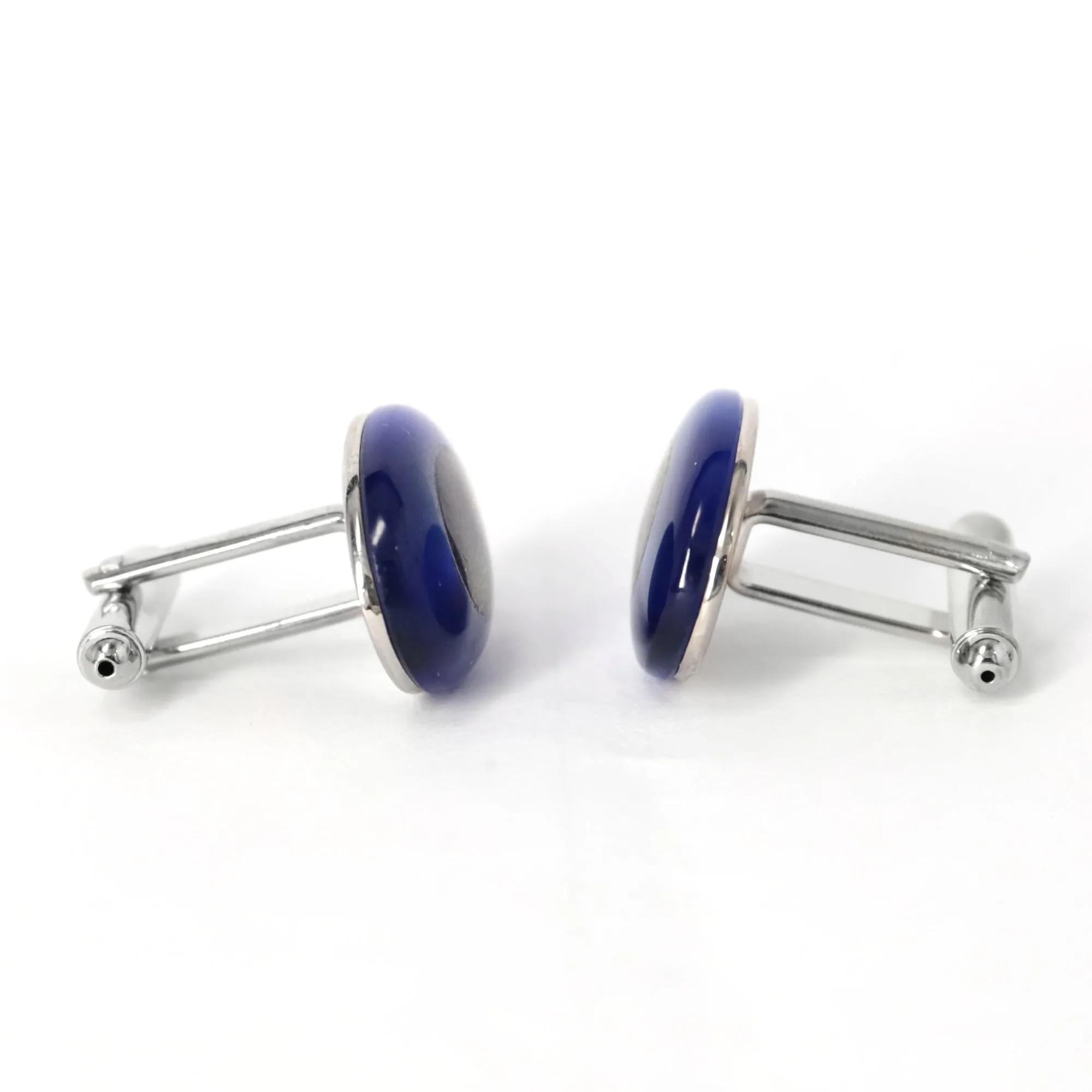 Oval Shape fiber optic Cufflinks (Online Exclusive)