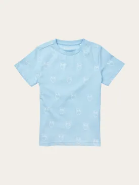 Owl AOP t-shirt - Airy Blue