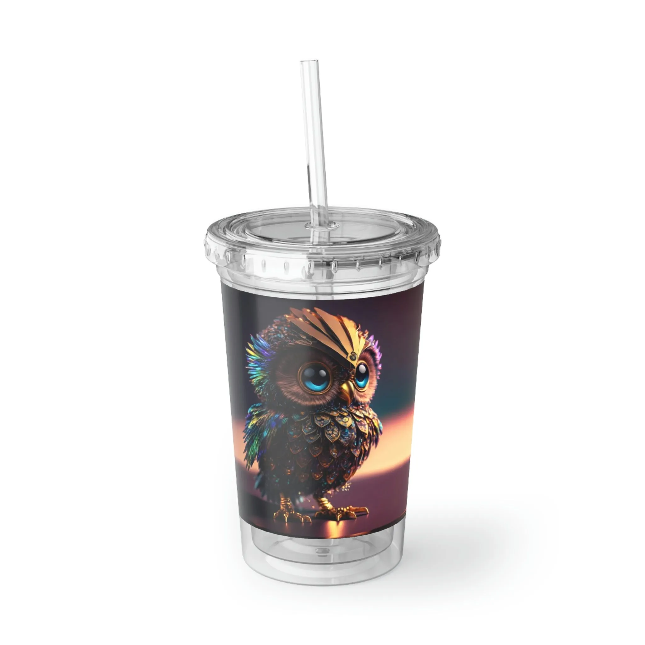 Owl Suave Acrylic Cup