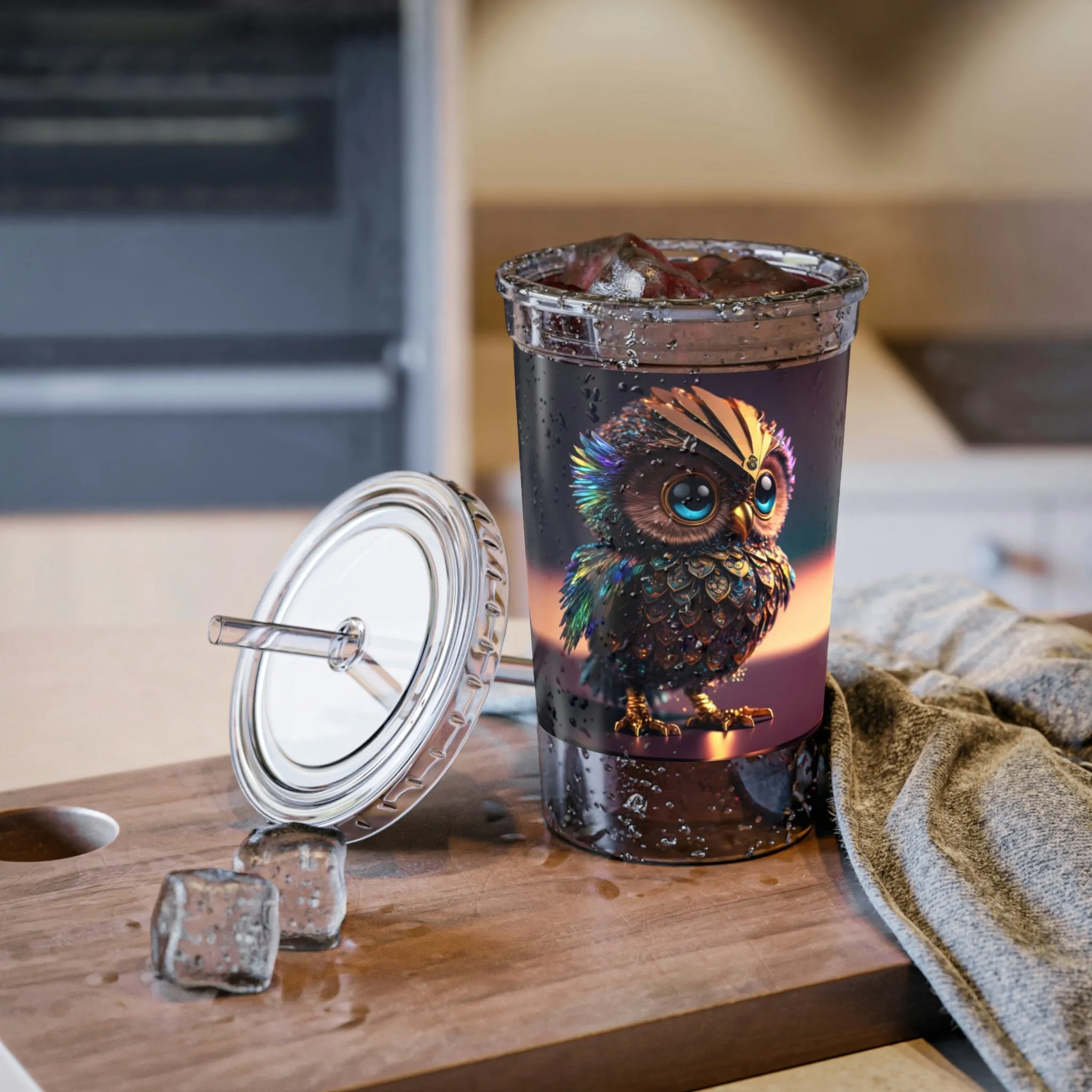 Owl Suave Acrylic Cup