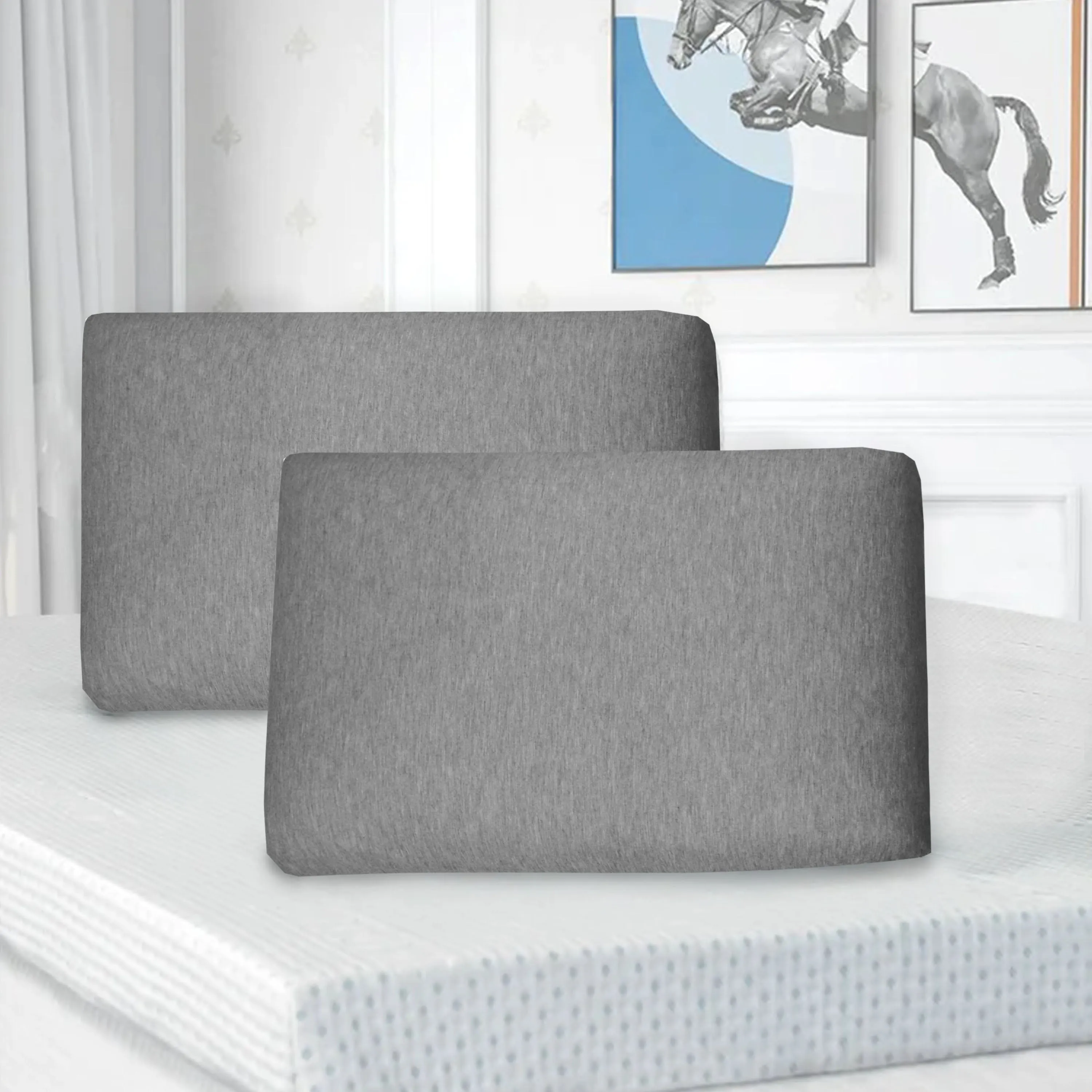 Pack of 2 Memory Foam Pillow - 40x60CM