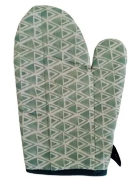 Pair of Oven Gloves / Mitts - Premium Quality Cotton Terry