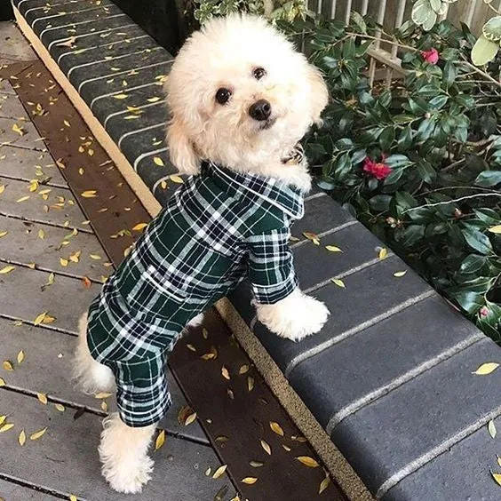 Pajamas - Green Plaid Flannel