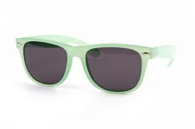 Pale Green Wayfarer Style Sunglasses