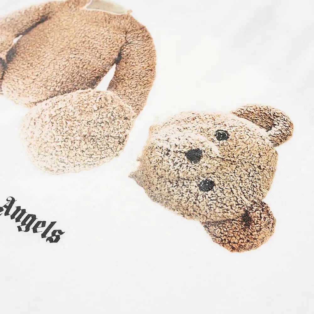 PALM ANGELS KILL THE BEAR TEE - WHITE