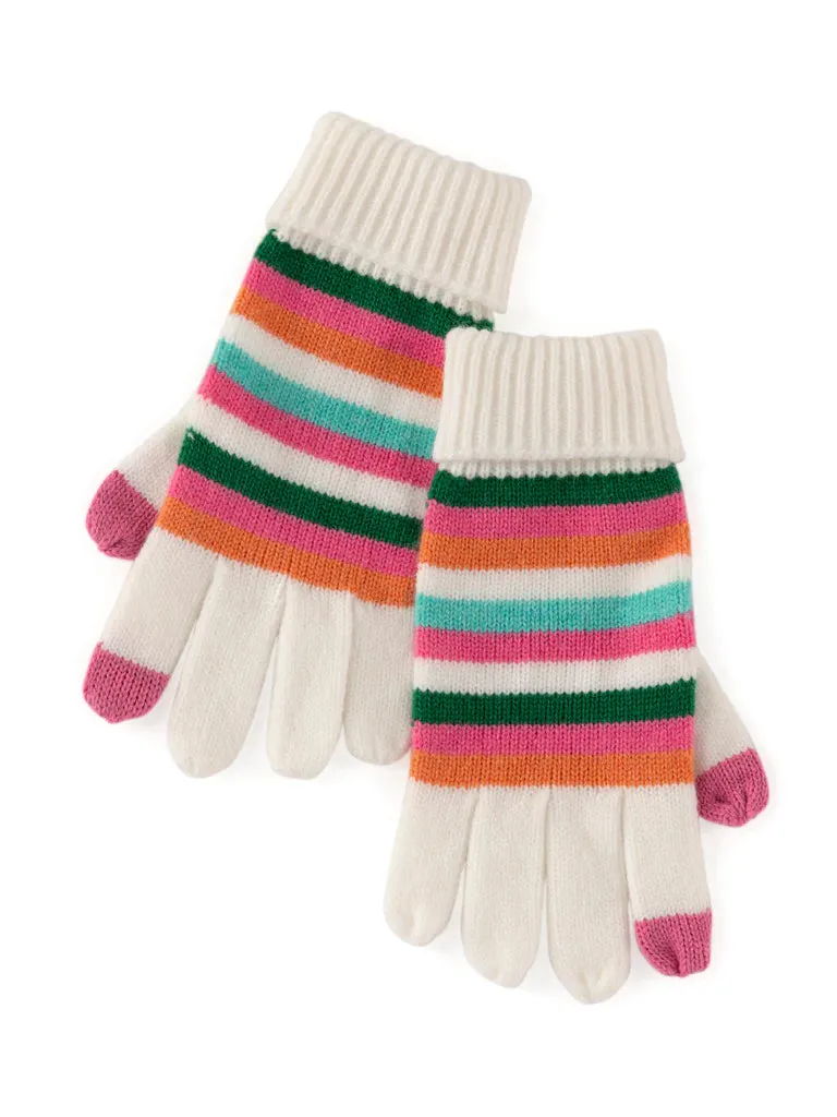 Parker Touchscreen Stripe Gloves