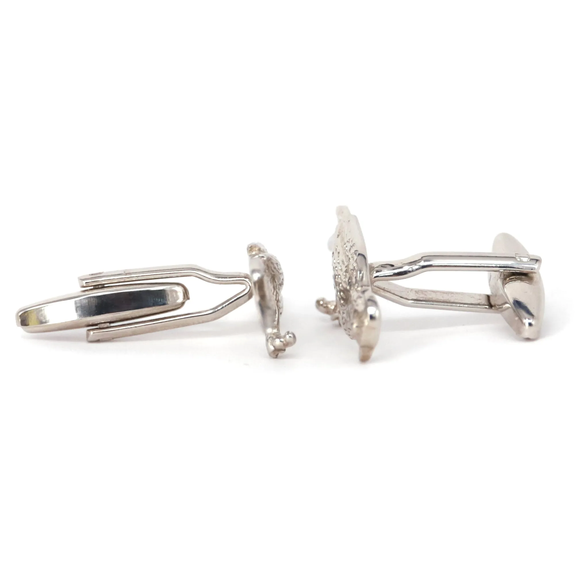 Parrot Cufflinks - Silver Bird